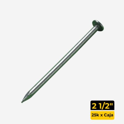 Clavo corriente 2 1/2" (Caja 25k)