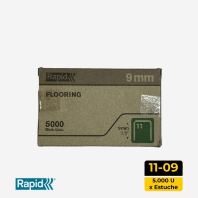 Grapa 11- 09mm Rapid (Estuche 5.000 unid)
