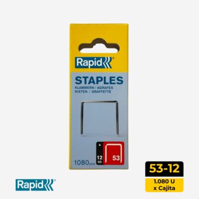 Grapa 53- 12mm Rapid (Cajita 1080 unid)
