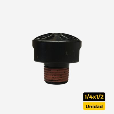 Puerto Conector 3 Alum. 1/4 x 1/2"